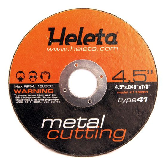Abrasive Metal Cutting Wheel 4.5" x .045" x 7/8"